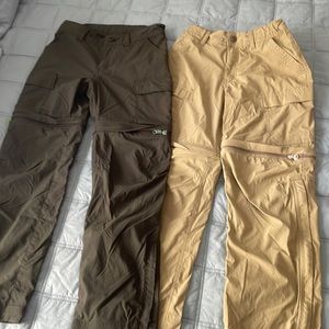REI convertible hiking pants/shorts